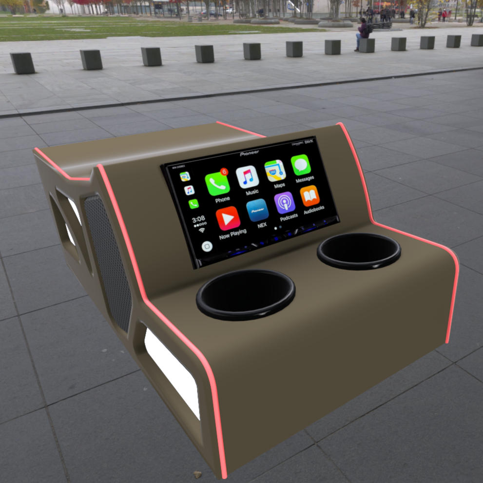 Front and Rear console