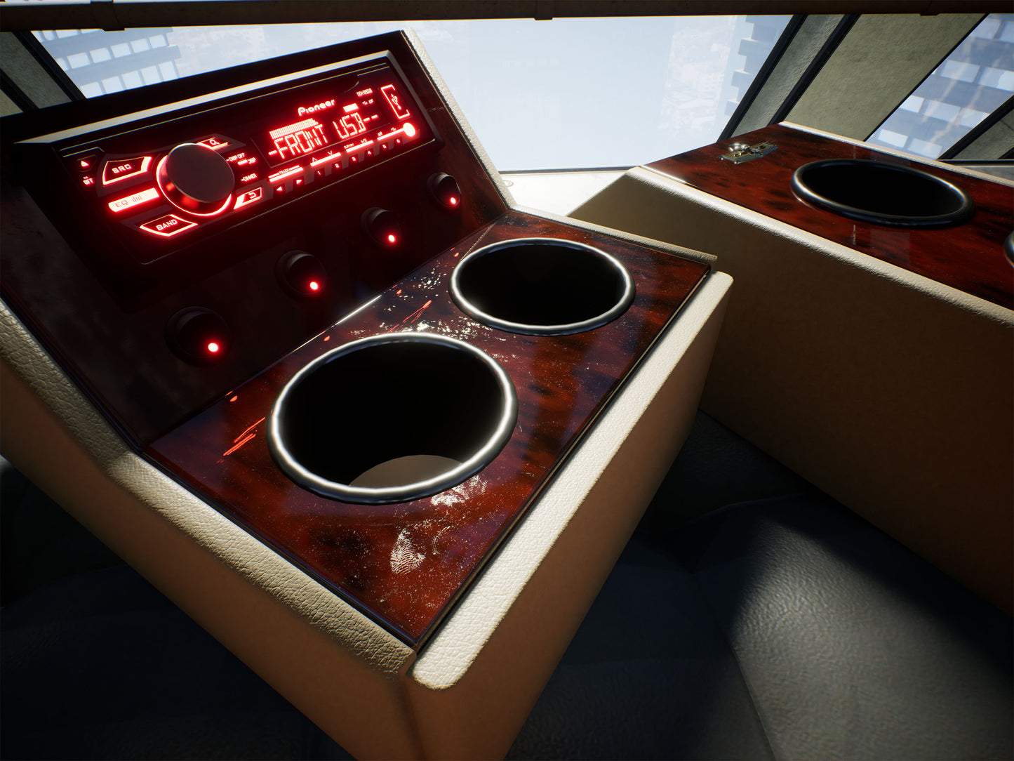 Woodgrain Console Set