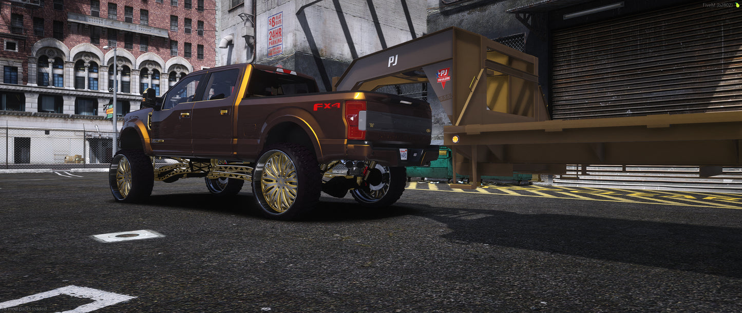 2018 Ford F-350 Lifted + Trailer