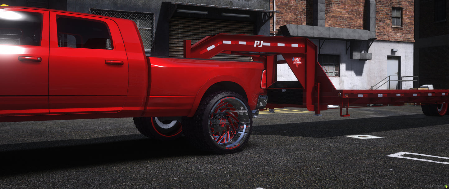 2019 Dodge Ram Dually + Trailer