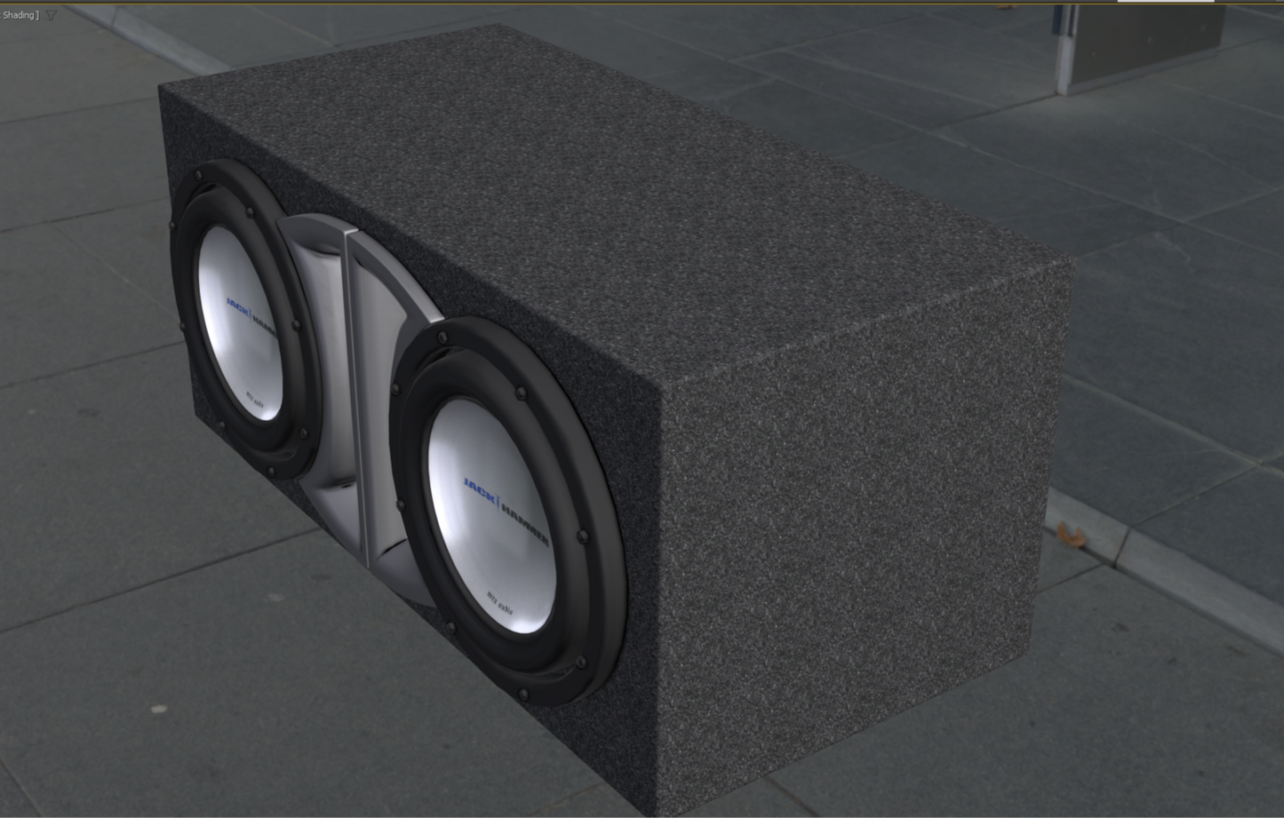 MTX Jackhammer Woofer Box
