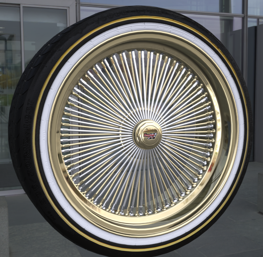 Dayton 24" Vogue 100spokes Wire