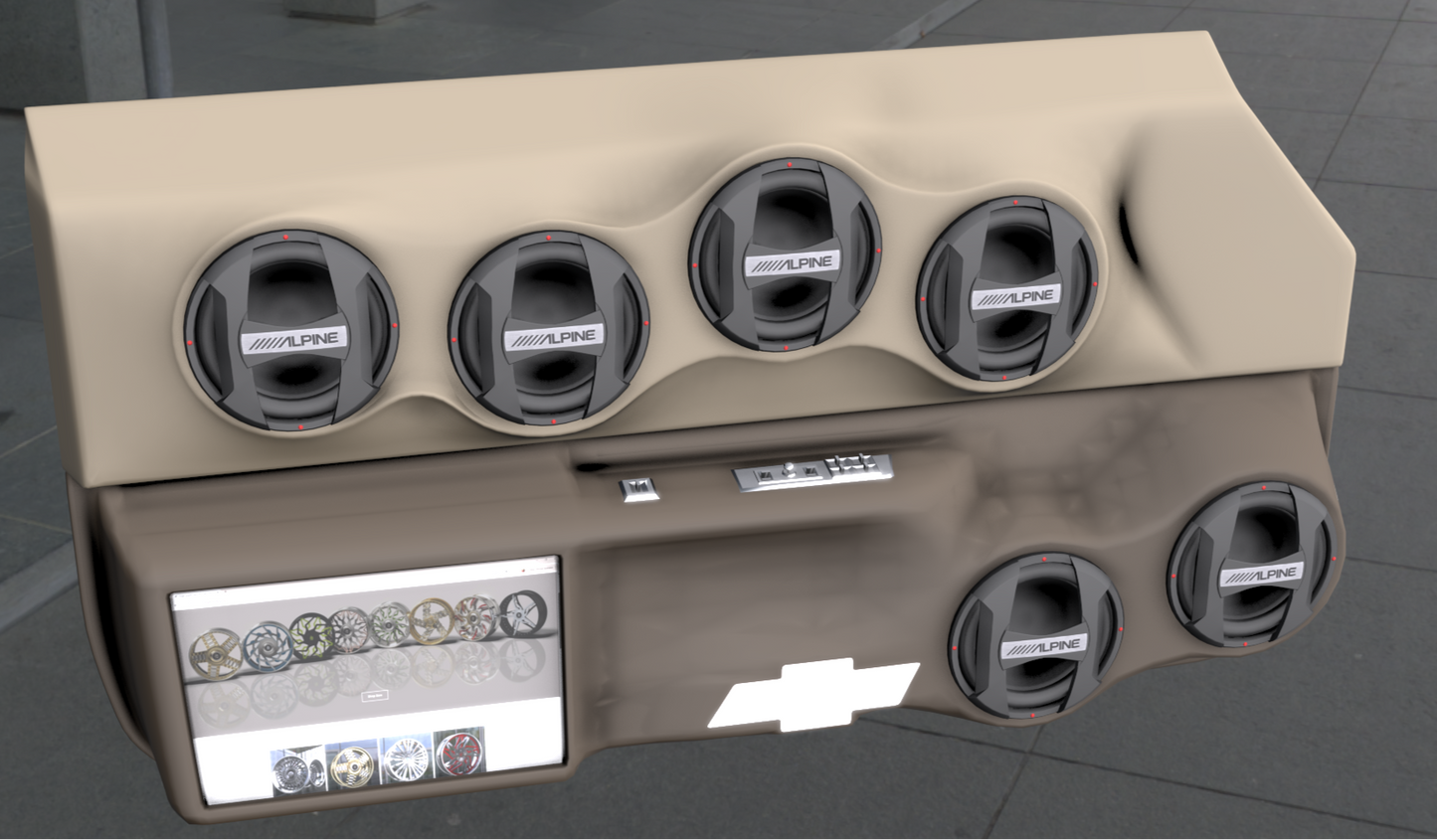 Doorpanels Donk 6 Speakers