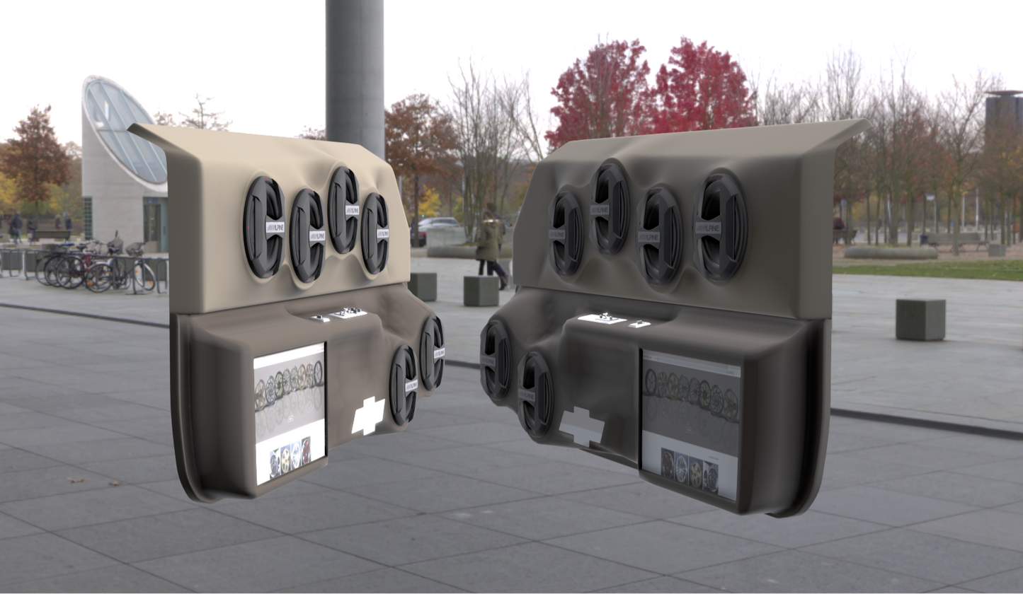 Doorpanels Donk 6 Speakers