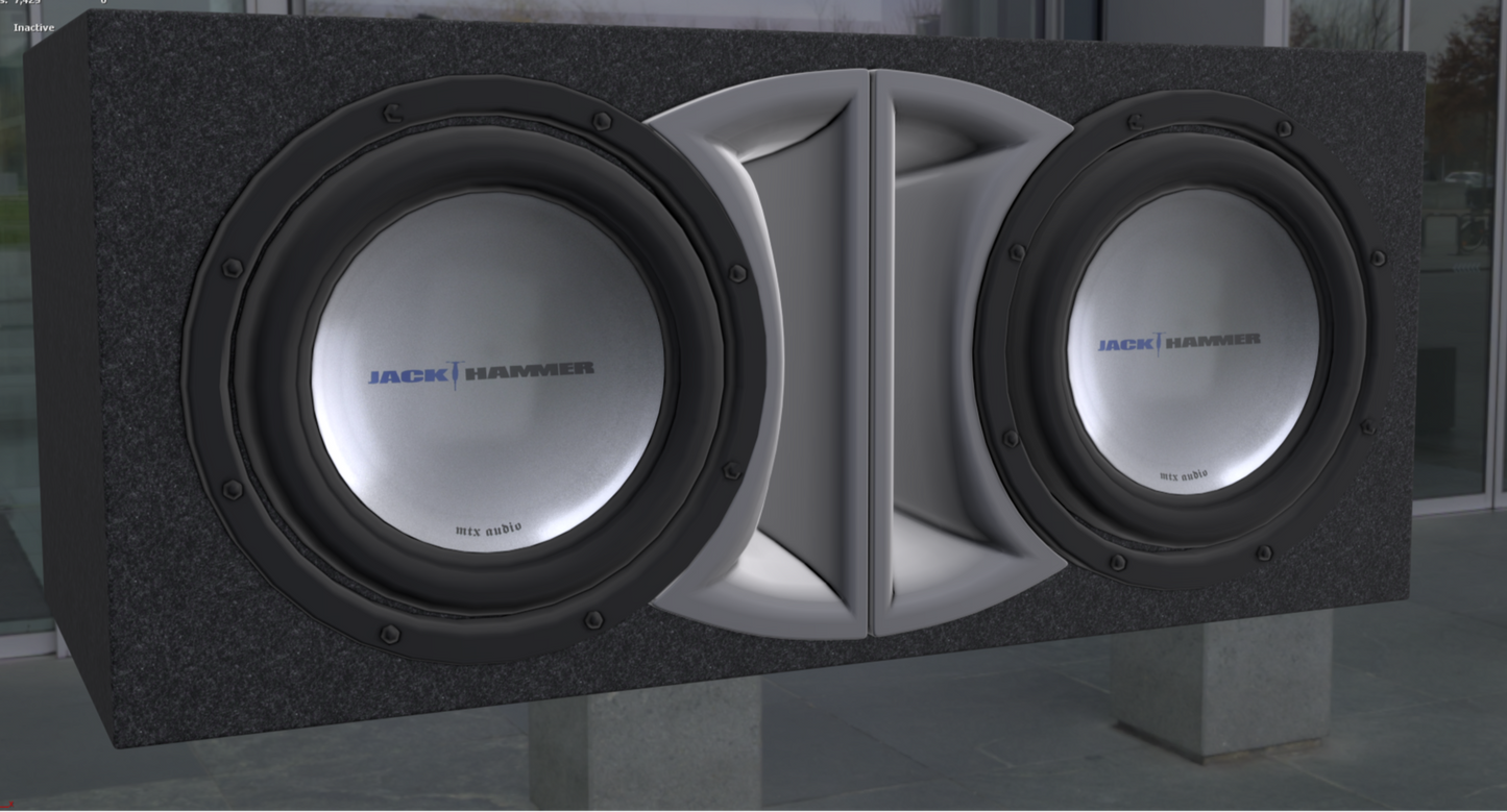 MTX Jackhammer Woofer Box