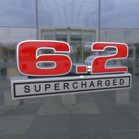 62 Supercharged Emblem