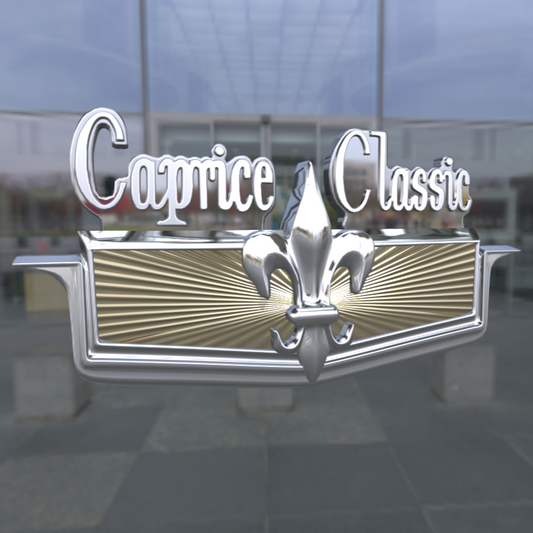 73-74 Caprice Classic Sail Panel Emblem