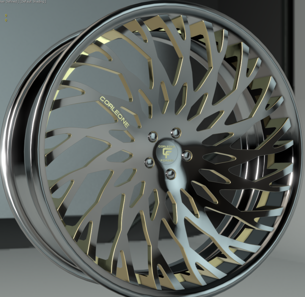 Corleon Red Rims Corleone Forged Corallo CF4395 β Stunt Rim Shop