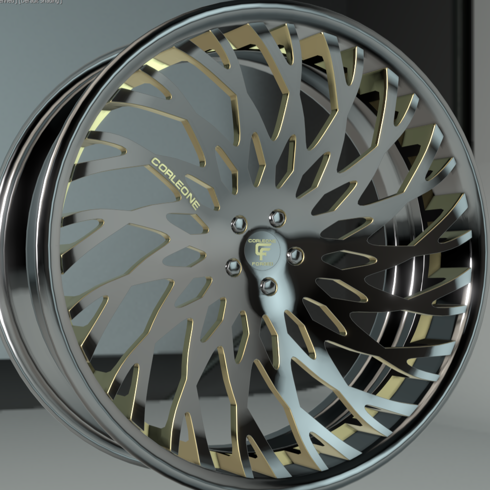Custom Corleone Rims Corleone Forged Corallo CF4395 5-Lug β Stunt Rim Shop