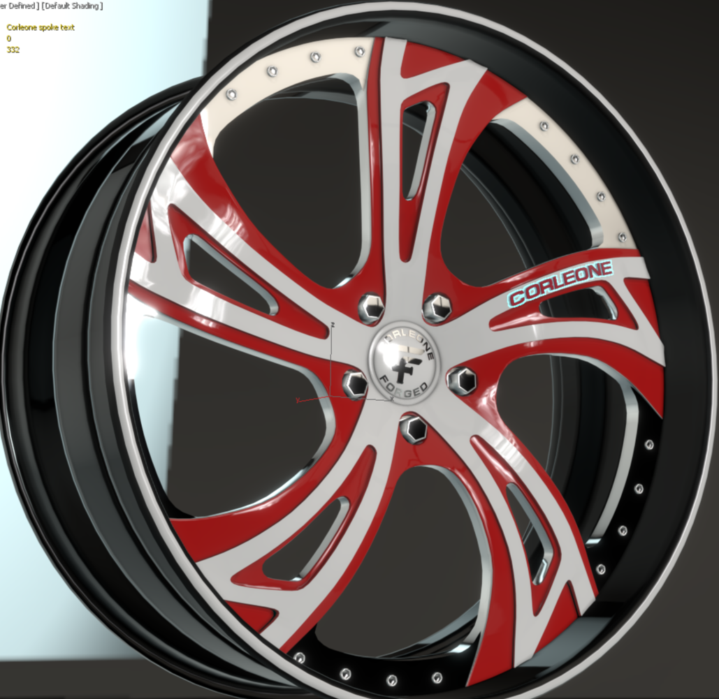 Corleon Red Rims Corleone Forged Donno β Stunt Rim Shop