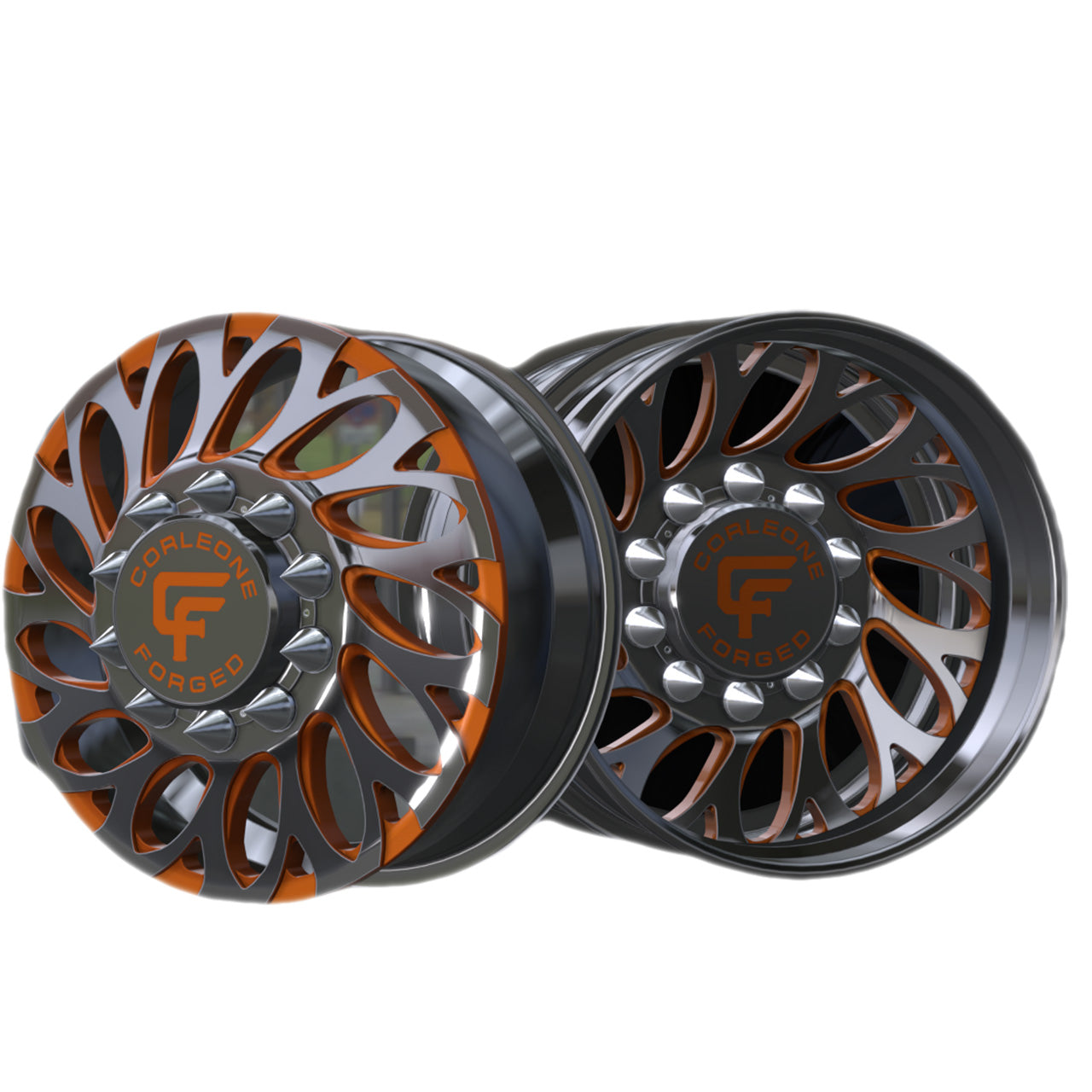 Corleon Red Rims Corleone Nero Dually β Stunt Rim Shop