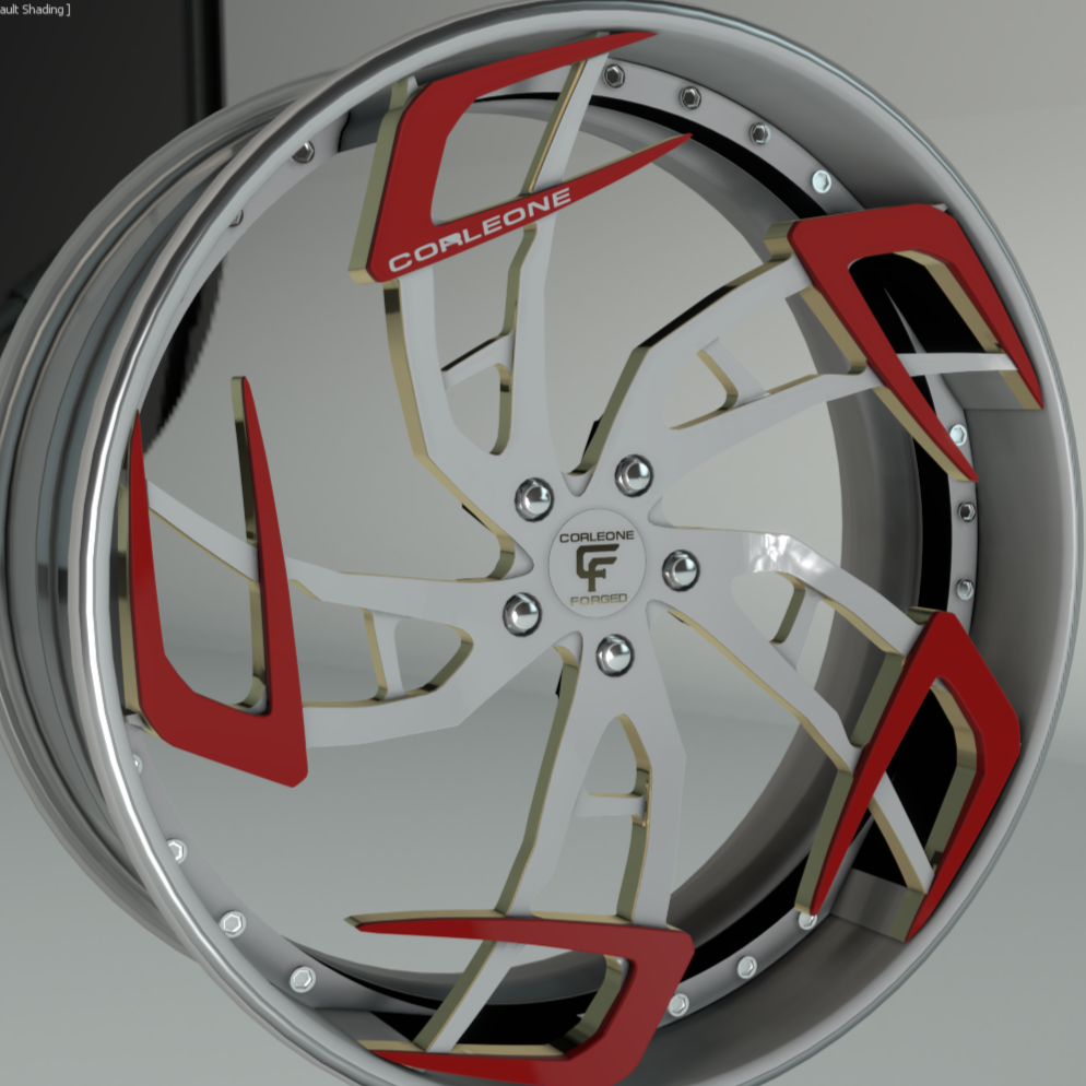 Corleon Red Rims Corleone Forged Vitale ECL β Stunt Rim Shop