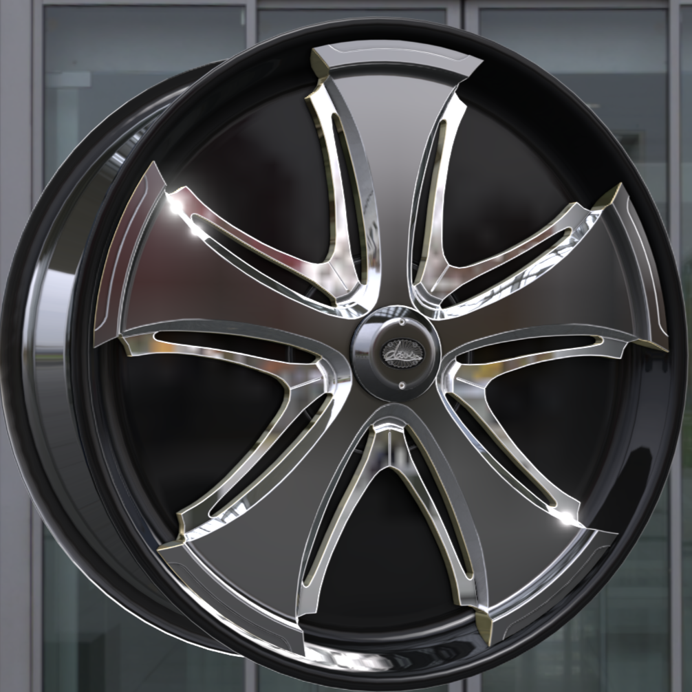 Davin Rims Davin Blak Talon 5 H715 – Stunt Rim Shop