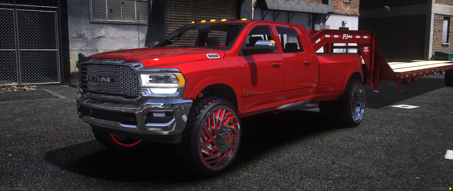 2019 Dodge Ram Dually + Trailer