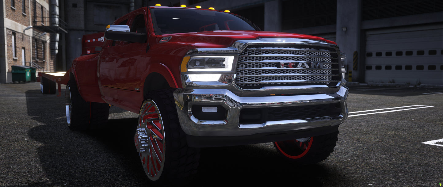 2019 Dodge Ram Dually + Trailer