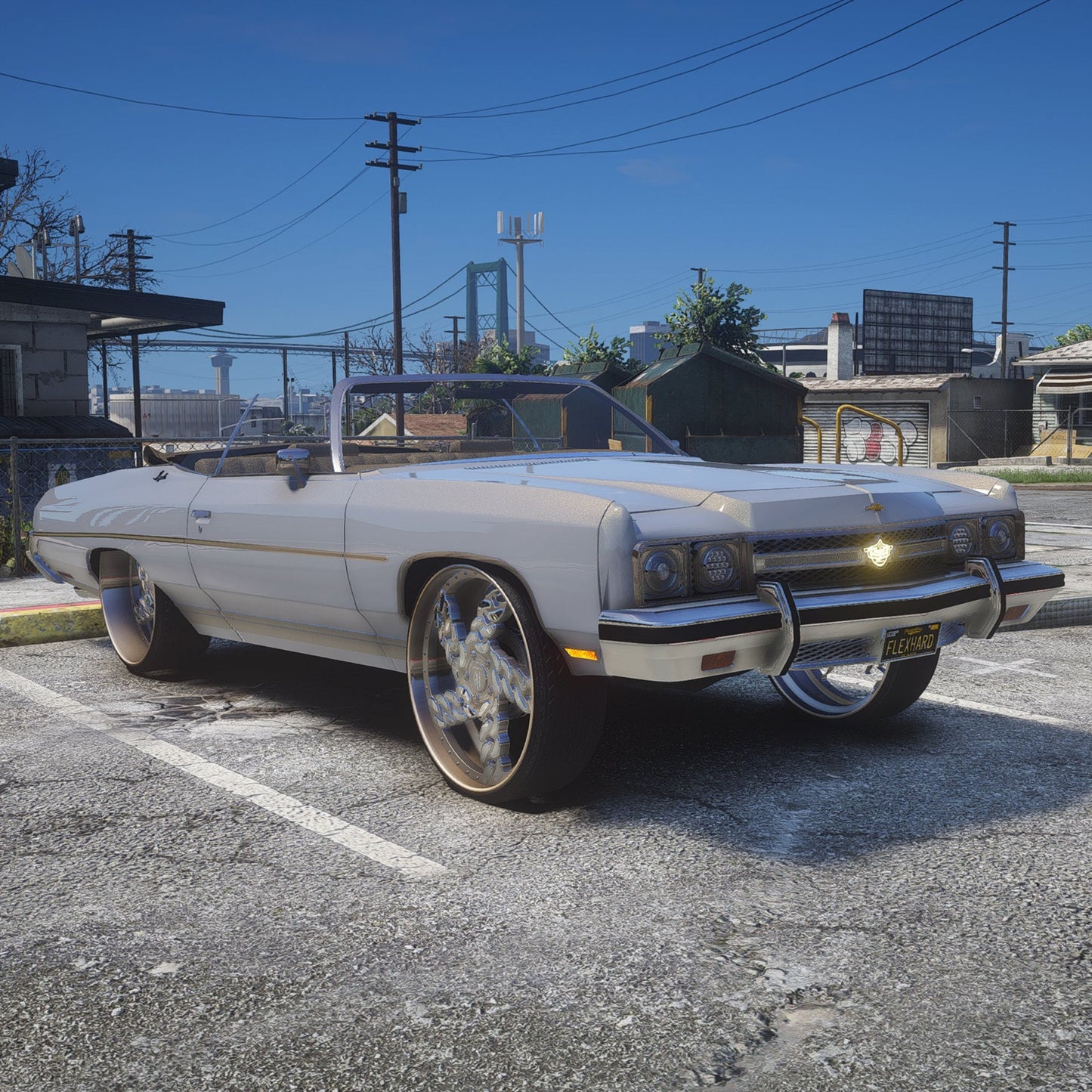 1973 Chevrolet Impala Convertible Gold