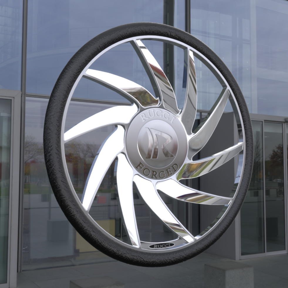 Rucci Helix Steering Wheel Stunt Rim Shop