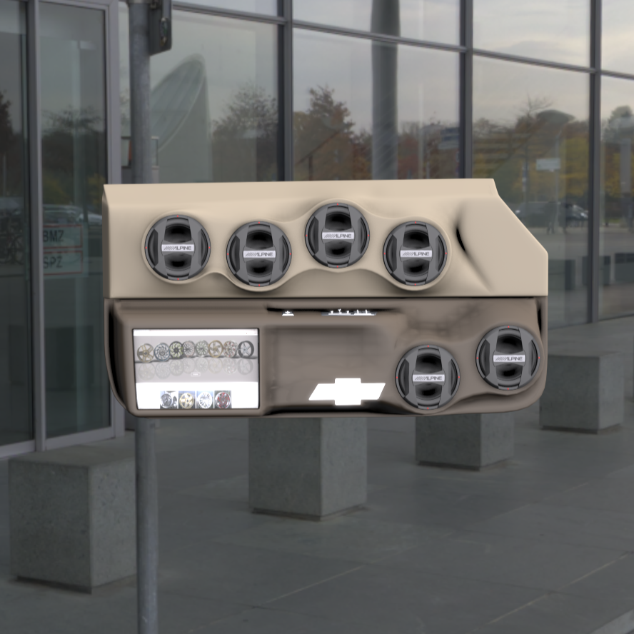 Doorpanels Donk 6 Speakers