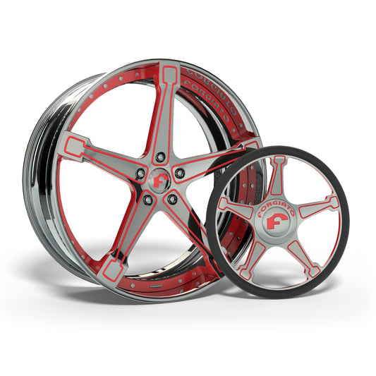 Forgiato Martellato Matching Set