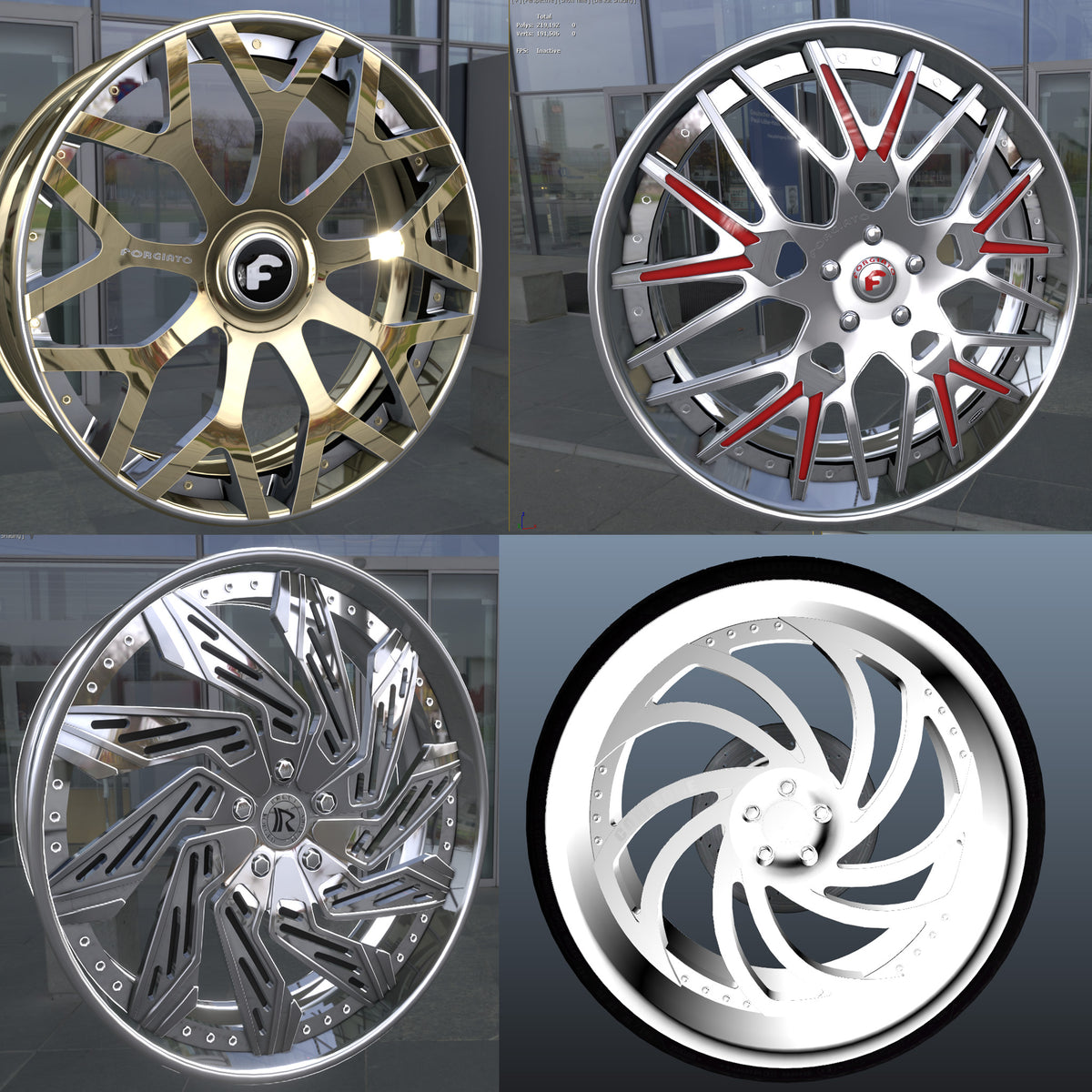 Fin Style Rims Collections – Stunt Rim Shop