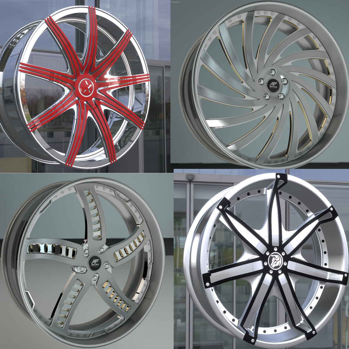 Unboxed Rim 4 pack #06 – Stunt Rim Shop